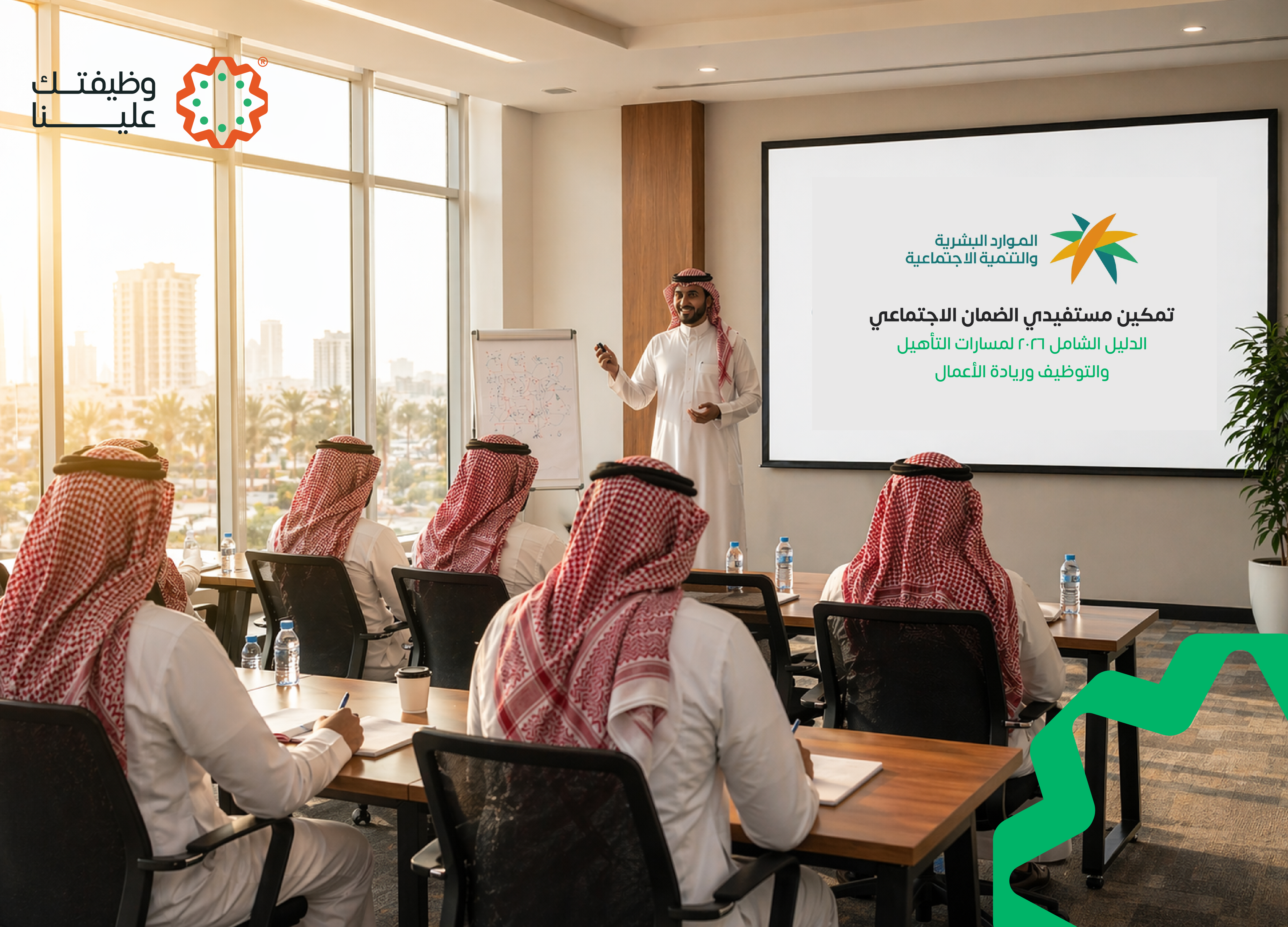 صورة المقال تمكين مستفيدي الضمان الاجتماعي: الدليل الشامل 2026 لمسارات التأهيل والتوظيف وريادة الأعمال